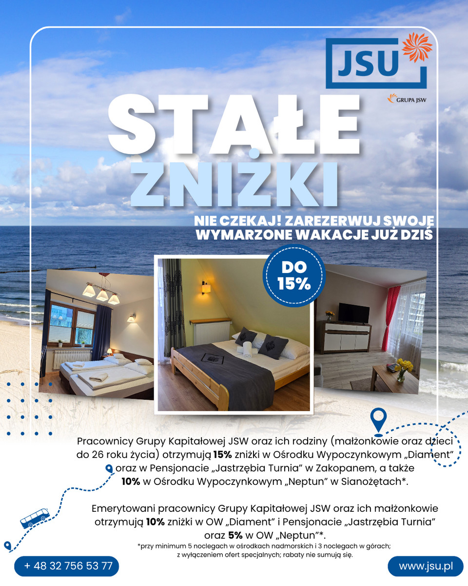 Plakat z ofertą 